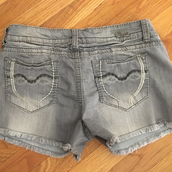 Distressed Denim Shorts - Picture 1 of 6